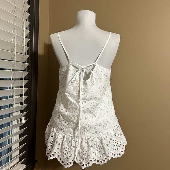 White House Black Market White Eyelet Camisole - Picture 2 of 6